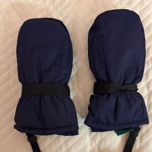 Toddler 12-24 M L.L. Bean Dark Blue Winter Mittens